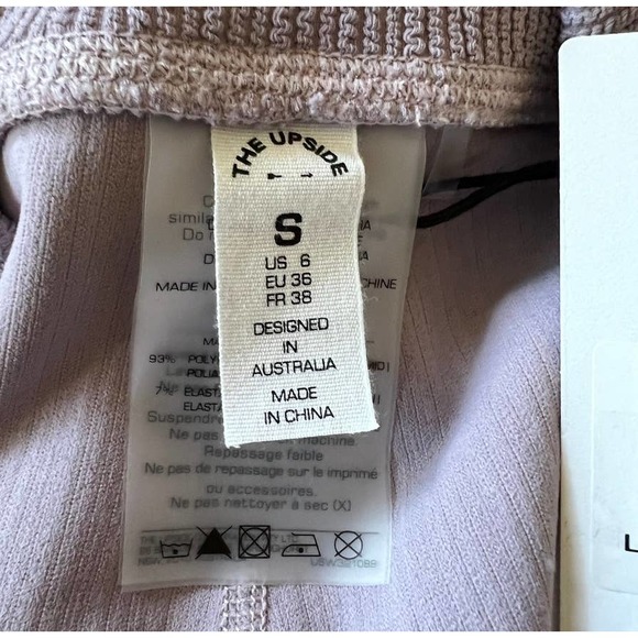 The Upside Jacquard Mini Spin Shorts in Lavender Size Small - Picture 9 of 12